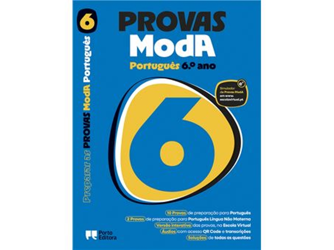 Livro Preparar As Provas Moda - Português - 6.º Ano de Aavv (Português)