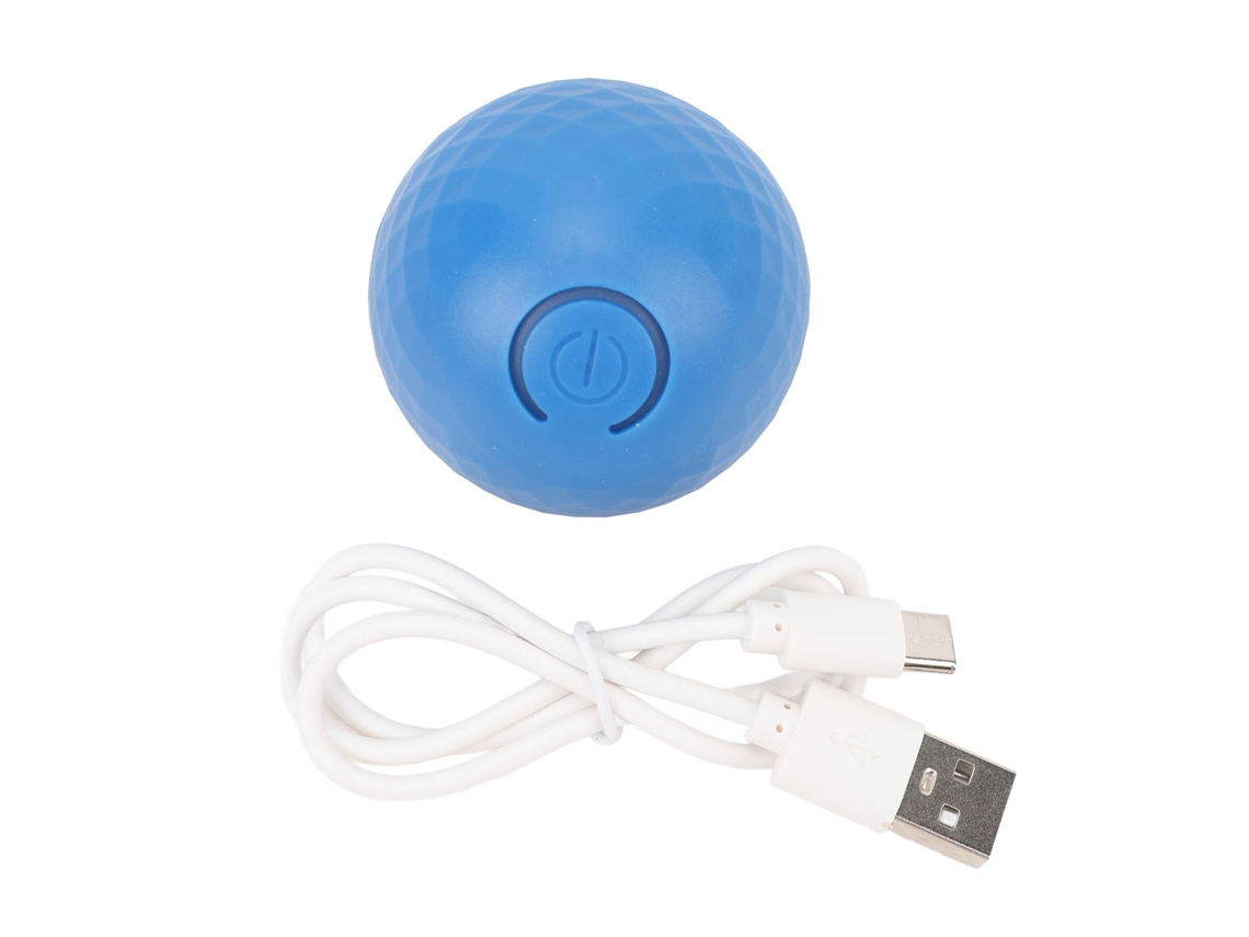 Pelota Ativa com Luz LED para Cães, Jogo Interativo, Automático, Azul S/MARCA