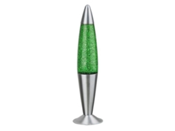 Velas Rabalux Glitter • Velas Decorativas e Infantis • Cor Verde • Prata • Material Metal • Ref 4113