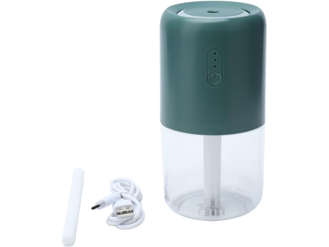 Umidificador De 280 Ml Com Jato Único, Mini Silencioso Luz Noturna Suave Para Carro, Casa