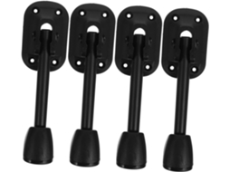 Gatuida Conjunto De 4 Pés Mesa Dobráveis Ferro Reforçado Para Centro, Banco, Mesa De Jantar Ou Mini Com Design Dobrável