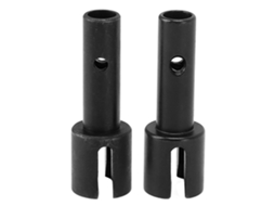 Mali 2pcs Eixos de Roda de Carro Rc de Aço Robustos para Veículos Zd Racing 1/8 Cor Preto