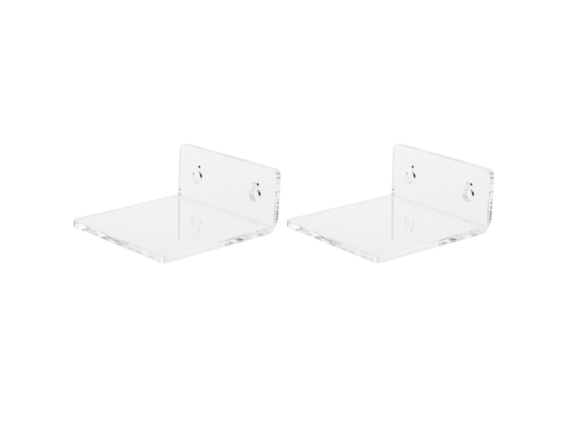 2pcs Prateleira Flutuante de Acrílico para Parede S/MARCA