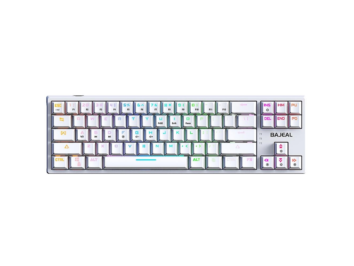 Teclado Mecânico Com Fio K71 Teclado Para Jogos Com 71 Teclas Everley891