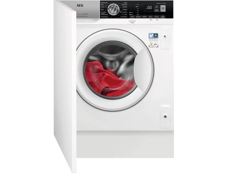 Máquina de Lavar e Secar Roupa Encastre AEG L7WEE741BI (4/7 kg - 1600 rpm - Branco) — Lav. 7 kg | Sec. 4 kg | 1600 rpm