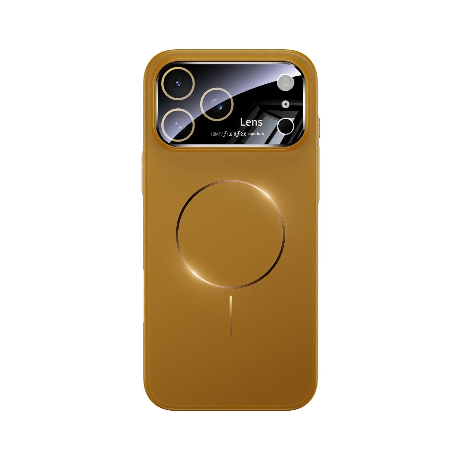 (cáqui, Iphone 16 Pro Max) Capa Protetora De Lente, Material De Pc Com Toque Suave, Capa Para Carregamento Sem Fio Magnético