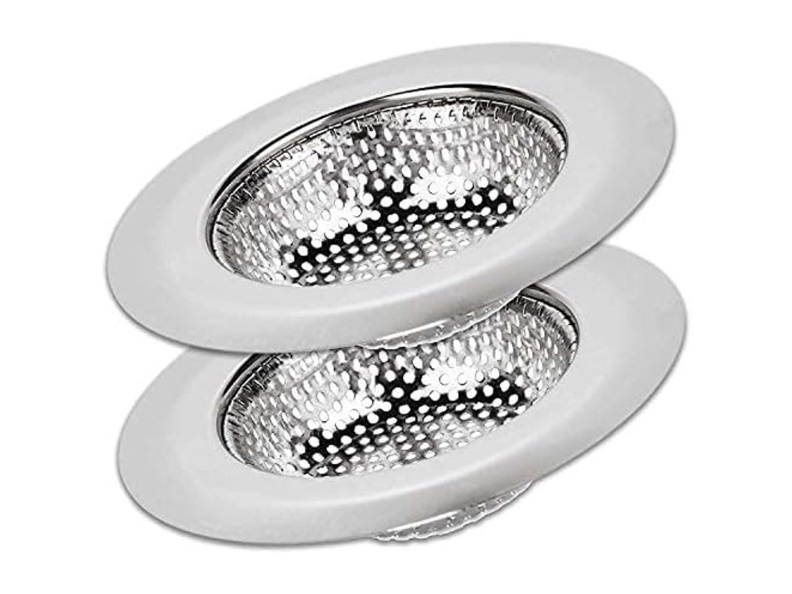 Filtro de Pia Nova Line, 2 unidades, inox, diâmetro 11,4cm | S/MARCA