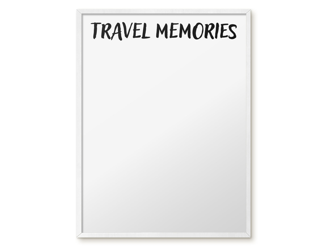 Magnetic Board For Wall Travel Memories For The Bedroom Espelharte (60x80 Cm)
