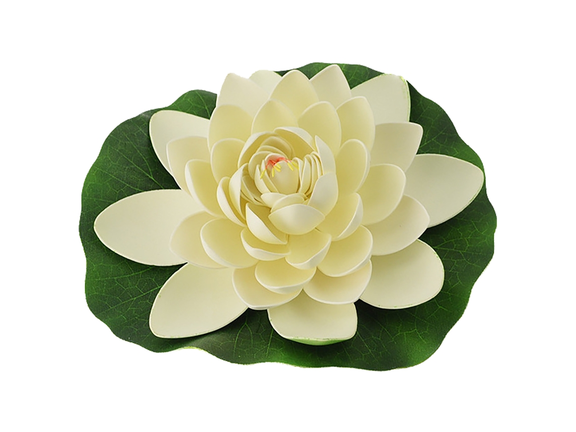 2026 flor de Loto Artificial Flutuante para Piscina e Estanque Decoração de Plantas Falsas de Espuma
