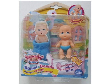 Boneco  Bouncin Babies Newborn-Blue 41535