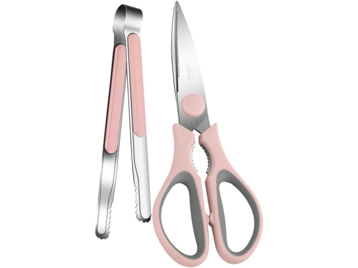 Conjunto De Pinças Aço Inoxidável Doitool Para Churrasco, Com Cabo Confortável E Antiderrapante Em Aço Inoxidável 20cr13