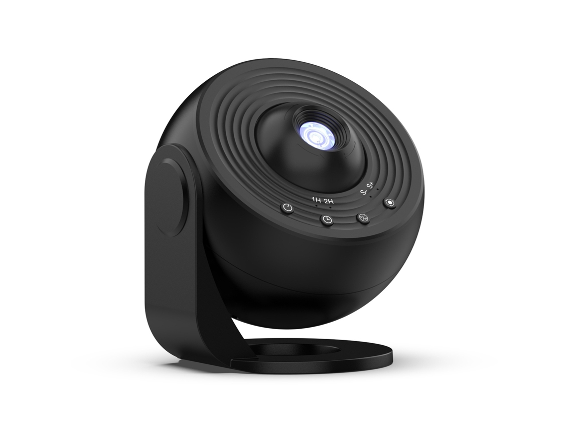 Projetor De Luz Estrelada Led Para Quarto, Preto Elysve