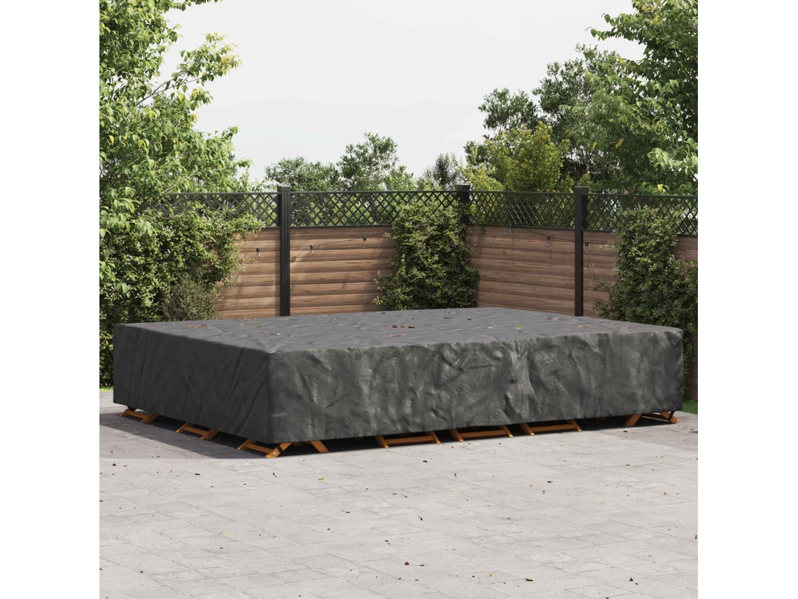 Vidaxl Capa Para Móveis Liso Preto 350 X 260 X 90 Cm 210d