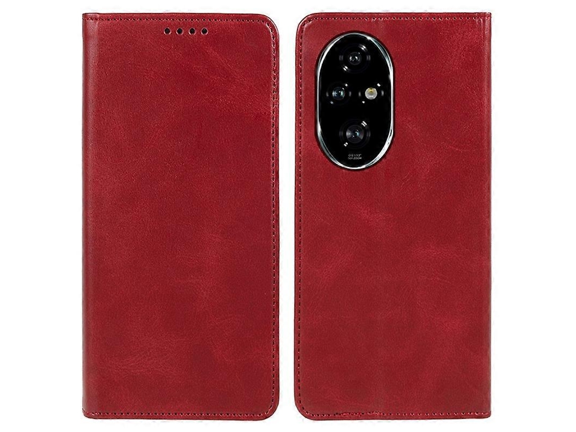 Capa De Couro Com Textura De Bezerro Para Honor 200 Pro 5g