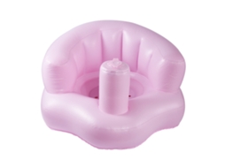 Mali cadeira Inflável Pvc Bebê Banho Aprendizagem Assento Portátil Multifuncional Rosa 8 36 Meses