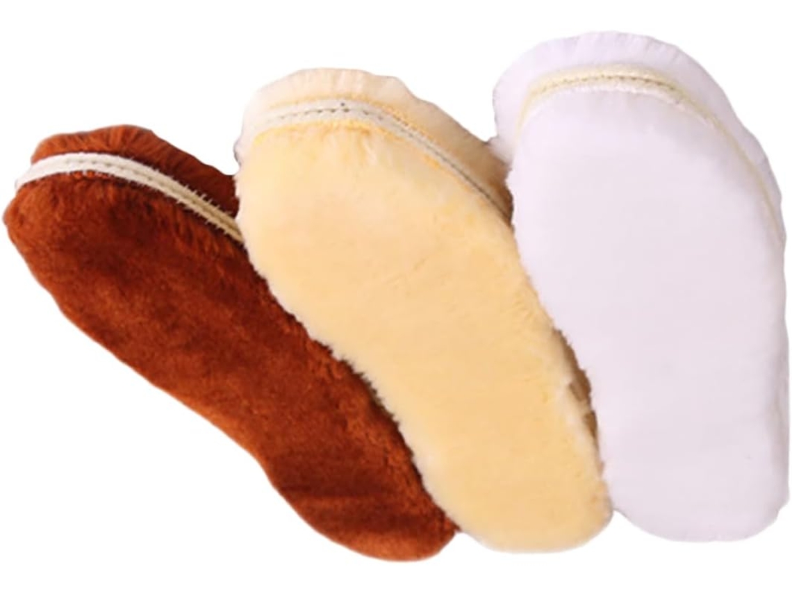3 Pares De Palmilhas Grossas E Macias Para O Inverno, Palmilhas Para Cuidados Com Os Pés, Almofadas Quentes Para Sapatos
