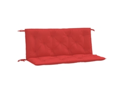 Garden Bench Cushion, Garden Bench Cushions Vidaxl Vermelho Tecido (120 X 50 X 7 Cm)