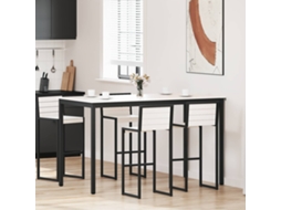 Vidaxl Mesa De Bar Branco 180 X 90 X 105 Cm Madeira De Pinheiro Sólida