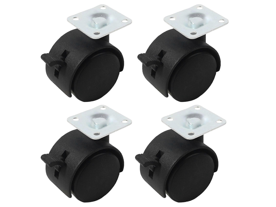 Rodízios para móveis e escritório, adequados para cadeiras, armários e mesas, com opção de montagem universal e alta capacidade de carga Ld Slowmoose