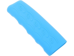 Camada de silicone antiderrapante para as mãos, durável e fácil de usar.