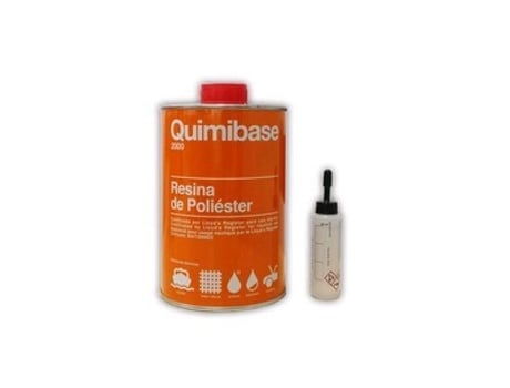 Resina QUIMIBASE de Poliéster + Catalisador 1Kg