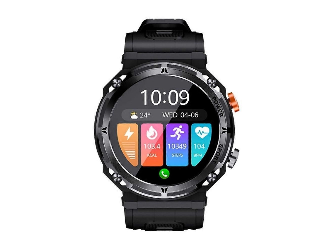 Relógio Inteligente Com Chamada Bluetooth E Wechat - Preto