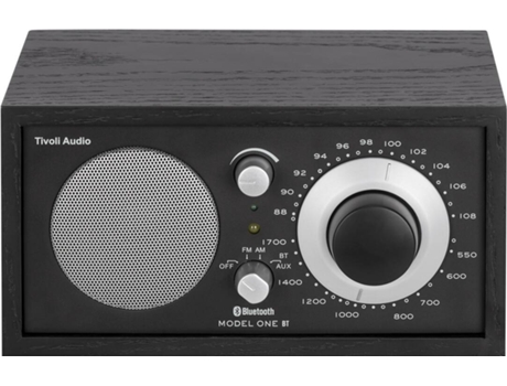 Rádio  AUDIO Model ONE BT (Preto / Prateado - Analógico - AM / FM - Corrente)