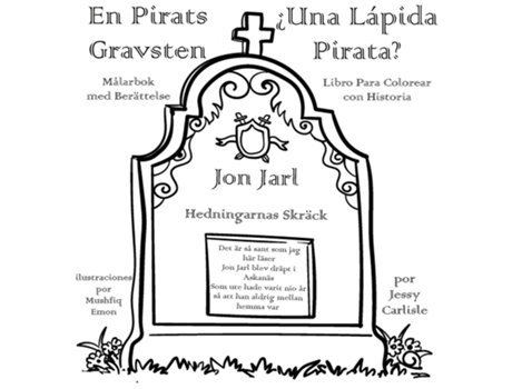 Livro ¿Una Lápida Pirata? La Leyenda del Terror de los Paganos de Jessy Carlisle (Inglês)