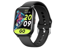 Smartwatch com chamadas, música, tecido grande, frequência cardíaca, oxigênio, sem monitoramento de sangue, som e saúde e vários modos esportivos Bestvite