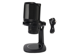 Gaming Usb Microphone For Pc Cardioid Desktop Rgb Mic Condenser Microphone With Pop Filter For Streaming Podcasting LAXISCREED