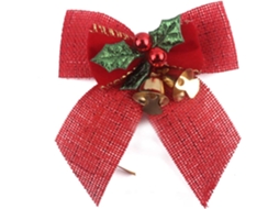 Laços De Natal Elegantes, Superfície Brilhante Decorativa Que Realça A Decoração Da Festa Para Uma Atmosfera Festiva, Fácil De Decorar Com Laços Doura