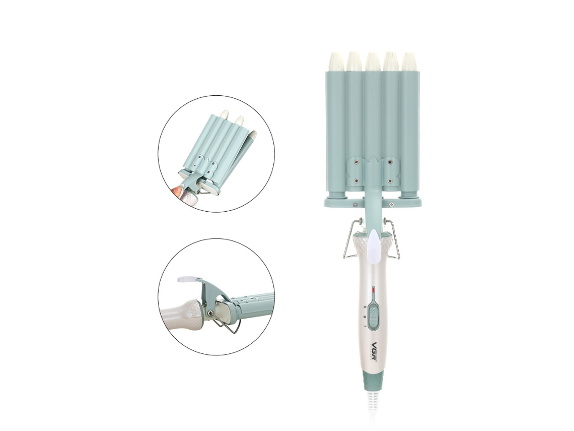 Modelador de Cabelo TRUMSEN V-597 Verde