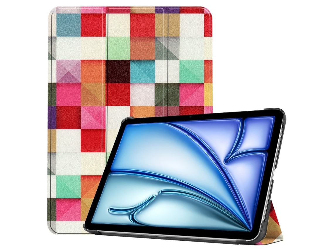 Capa triangular de dupla camada com ajuste fino para iPad Air 11 (2024).