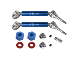 Eixo De Transmissão Dianteiro De Aço E Alumínio Resistente À Corrosão 1/10 Para Traxxas Azul, Acessório Rc