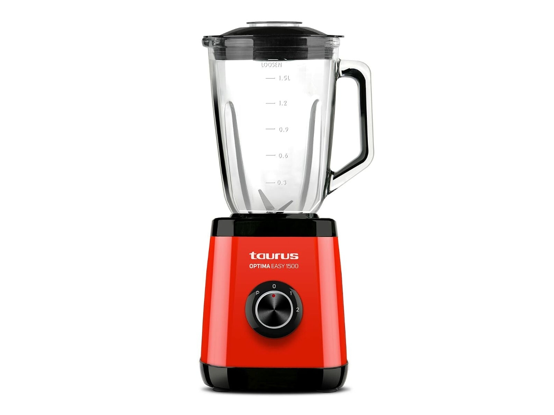 Batedora de Copo TAURUS Optima Easy1500 1500 W Vermelho 1,5 L