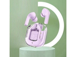 Fones De Ouvido Sem Fio Bluetooth Com Cancelamento De Ruído, Estojo De Carregamento E Visor Led Digital. Ly Ebike