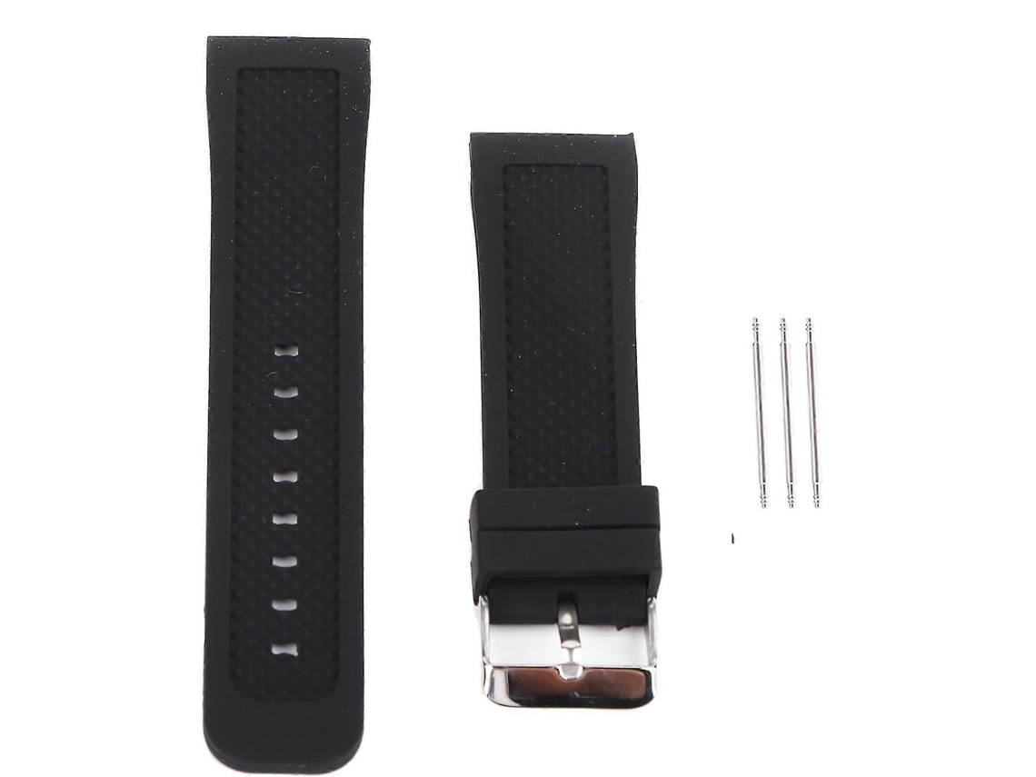 Pulseira De Relógio De 24 Mm Com Fivela De Silicone, Resistente À Água E Ao Suor. Loja Olysi