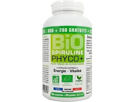 Suplemento Alimentar LT LABO Spirulina Bio Phyco + (1000 comprimidos)