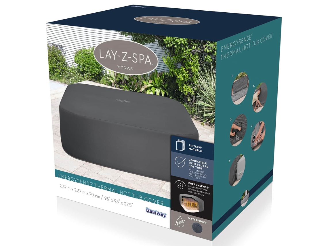 Maison Exclusive - Capa Pvc E Pom Cinzento