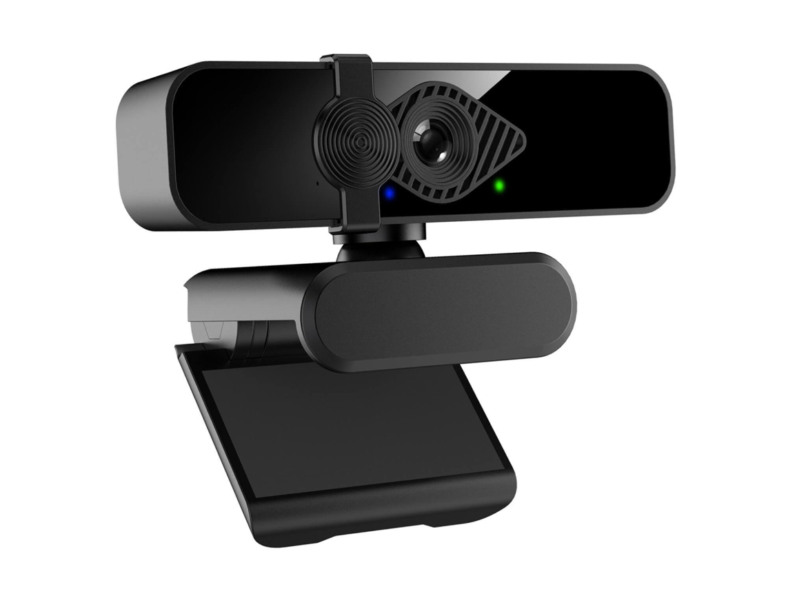 Webcam Usb 2k Com Ângulo 85 Graus Microfone Com Redução De Ruído E Tampa De Privacidade