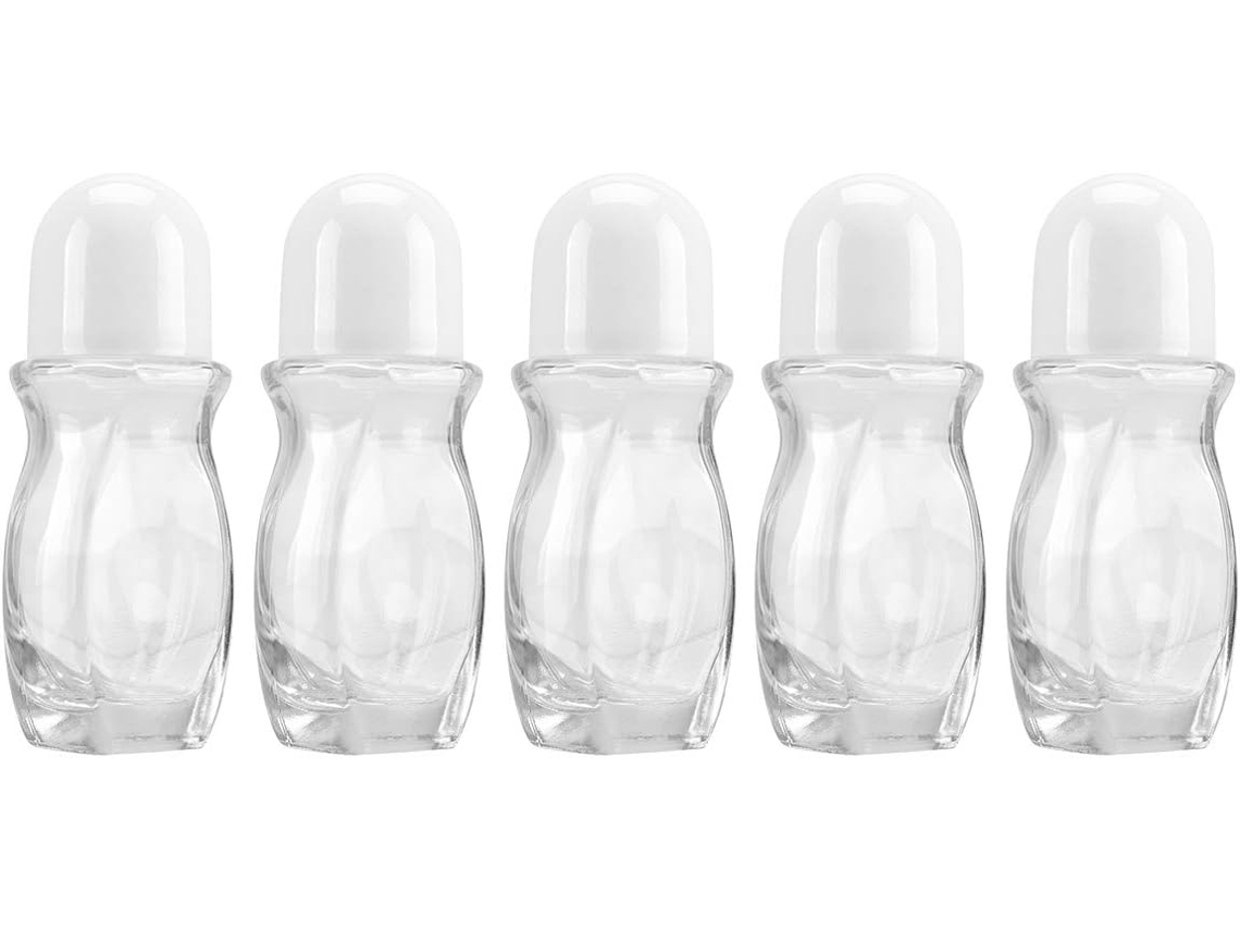 De 5 Frascos De Vidro Portáteis Para Óleos Essenciais, Ideais Para Viagens E Recarregáveis.