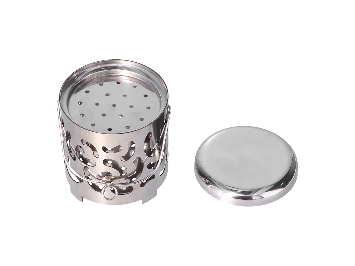 Estufa Portátil Inox Para Camping Picnic Hiking Churrasco