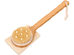 Escova De Banho Collbath Natural Luffa Com Cabo Longo Para Esfoliação, Esponja Em Cabo, Escova De Banho Para Limpeza Da