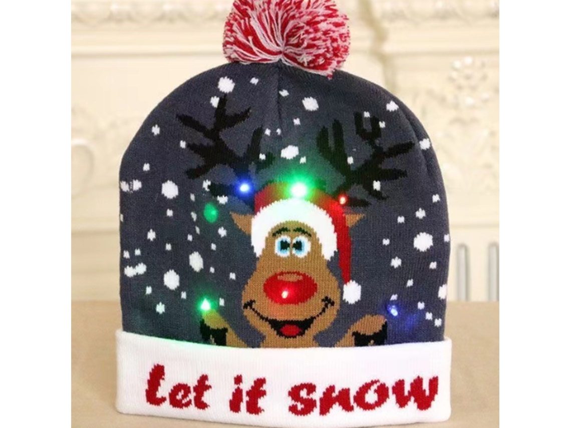 Chapéu De Tricô (luzes De Natal, Térmico) Eoocoo