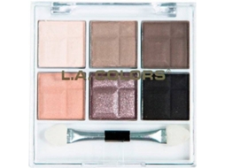 Paleta de Sombras L.A. COLORS 6 Color In the Nude