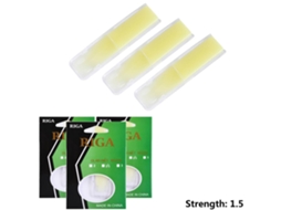 Primerox 3pcs Palheta de Clarinet Resina Força 1.5/2.0/2.5 com Capa Protetora