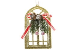 Decorações Natal Pinhas Adesivas Pingentes Agulha Pinheiro