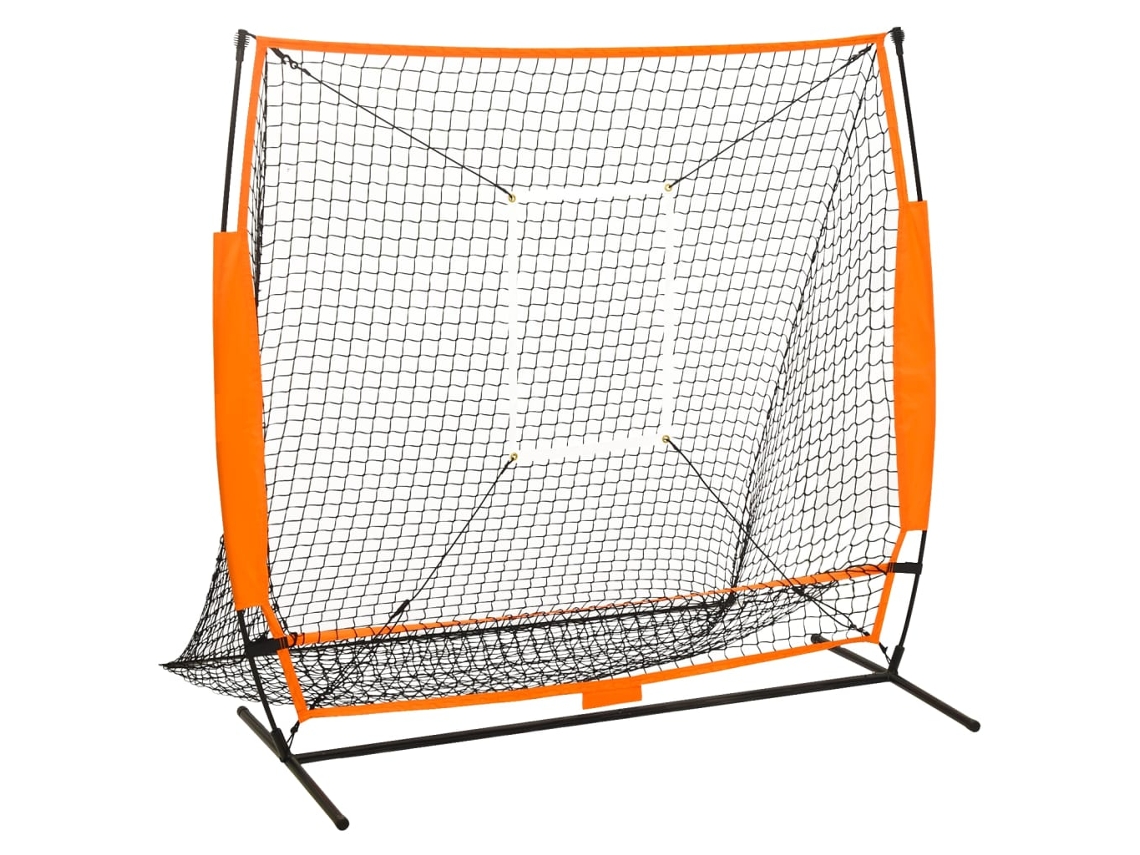 Vidaxl Rede P/ Treino Multidesportivo Beisebol 174x76x158,5 Cm Preto