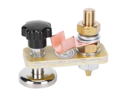 Ferramenta De Conector De Terra Para Soldagem Com Cabeça Magnética Placa De Isolamento 0,5 Cm Cabeça Sola