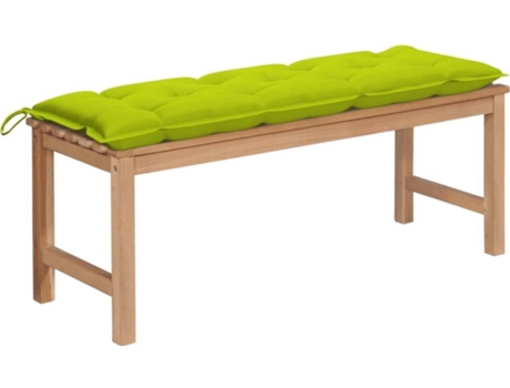 Banco de Jardim  c/Almofada 3062837 (120x40x45 cm - Madeira de Teca)